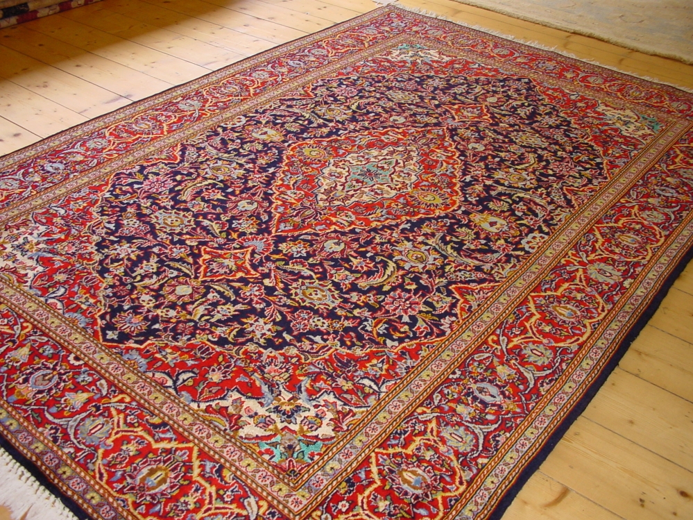 3-Kashan silk size 2.00x1.40